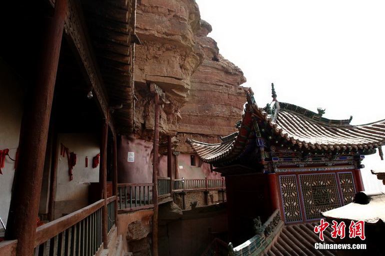 高清:探訪中國(guó)第二大懸空寺 青海西寧北禪寺【3】