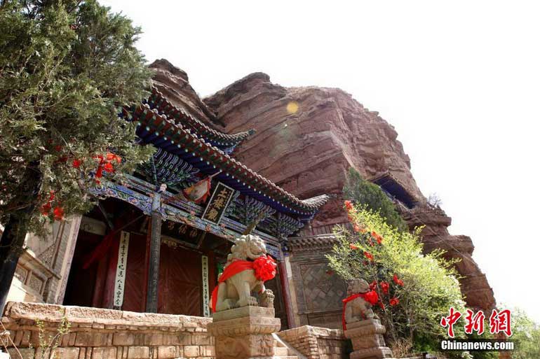 高清:探訪中國(guó)第二大懸空寺 青海西寧北禪寺【7】