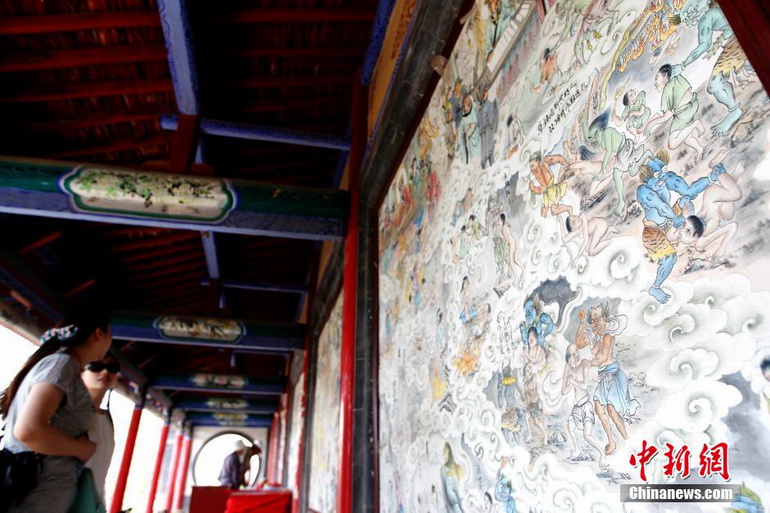 高清:探訪中國(guó)第二大懸空寺 青海西寧北禪寺【6】